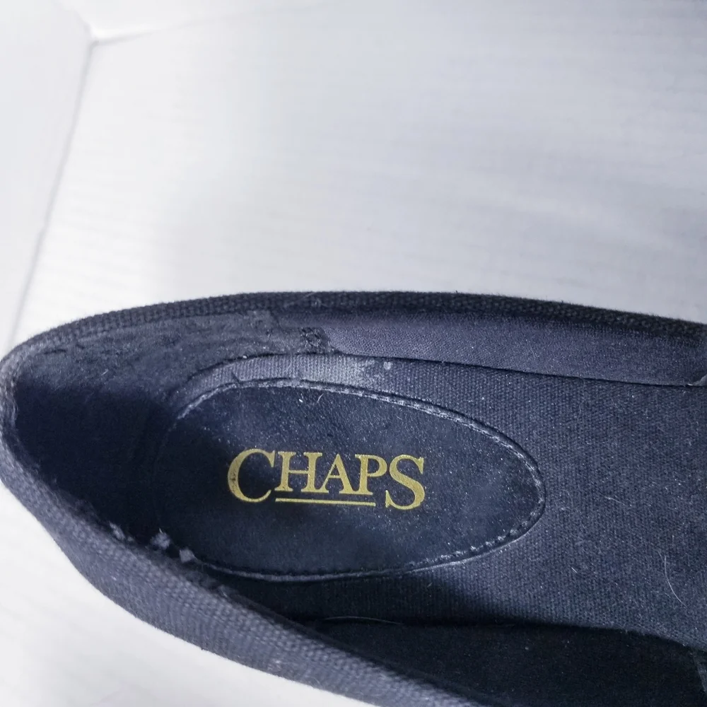 CHAPS OPEN TOE WEDGE ESTIMATED SIZE 6.5